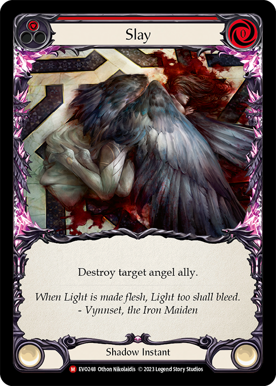 (EVO248) Flesh & Blood TCG Bright Lights Single: Slay (Rainbow Foil) Majestic