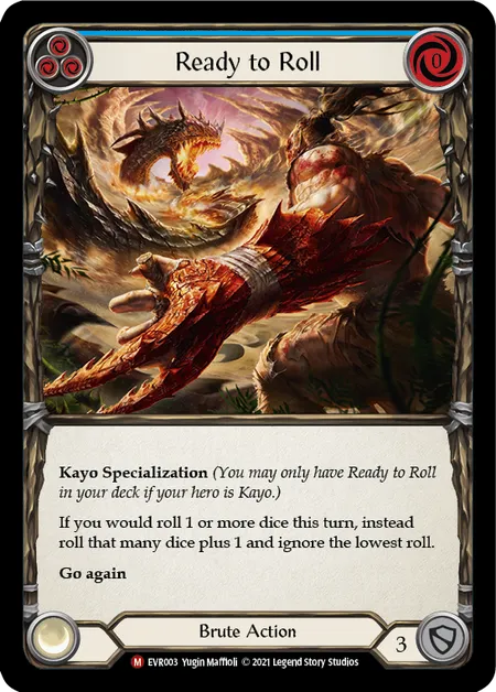 (EVR003) Flesh & Blood TCG Everfest - First Single: Ready to Roll (Rainbow Foil) Majestic