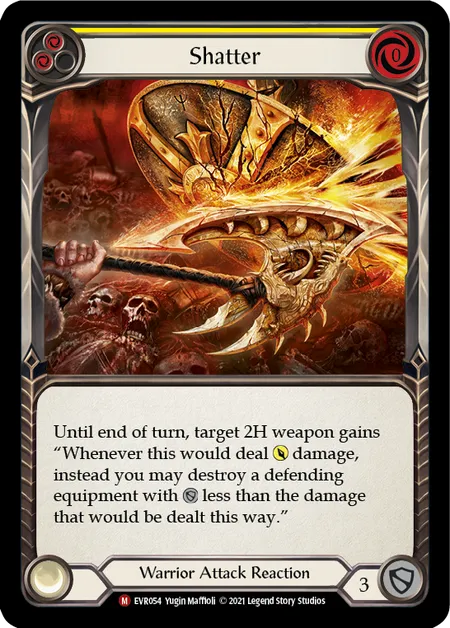 (EVR054) Flesh & Blood TCG Everfest - First Single: Shatter (Rainbow Foil) Majestic