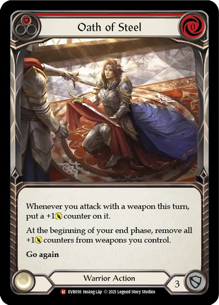 (EVR056) Flesh & Blood TCG Everfest - First Single: Oath of Steel (Regular) Majestic