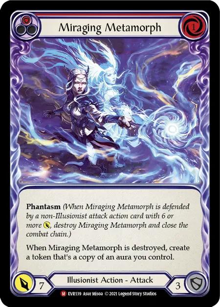(EVR139) Flesh & Blood TCG Everfest - First Single: Miraging Metamorph (Rainbow Foil) Majestic