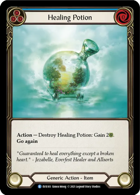 (EVR183) Flesh & Blood TCG Everfest - First Single: Healing Potion (Regular) Rare