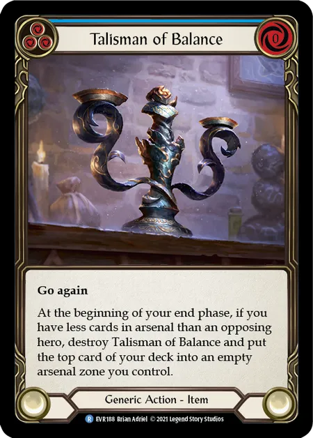 (EVR188) Flesh & Blood TCG Everfest - First Single: Talisman of Balance (Regular) Rare