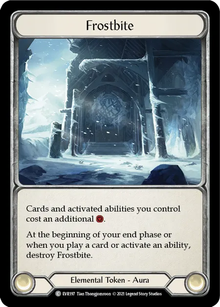 (EVR197) Flesh & Blood TCG Everfest - First Single: Frostbite (Regular) Common