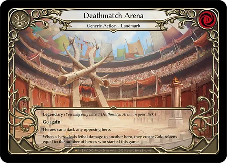 (HVY000) Flesh & Blood TCG Heavy Hitters Single: Deathmatch Arena (Cold Foil) Fabled