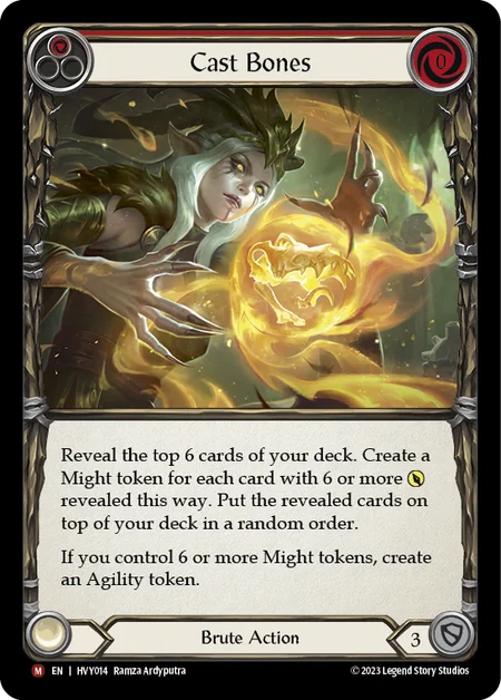 (HVY014) Flesh & Blood TCG Heavy Hitters Single: Cast Bones (Regular) Majestic