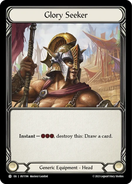 (HVY196) Flesh & Blood TCG Heavy Hitters Single: Glory Seeker (Regular) Common
