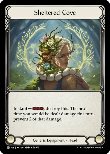 (HVY197) Flesh & Blood TCG Heavy Hitters Single: Sheltered Cove (Cold Foil) Common