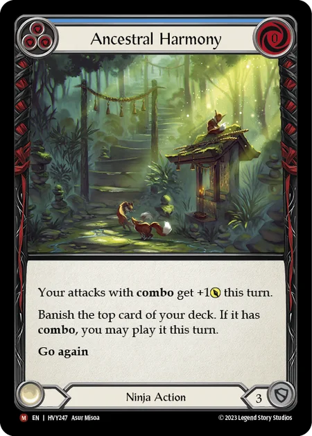 (HVY247) Flesh & Blood TCG Heavy Hitters Single: Ancestral Harmony (Regular) Majestic