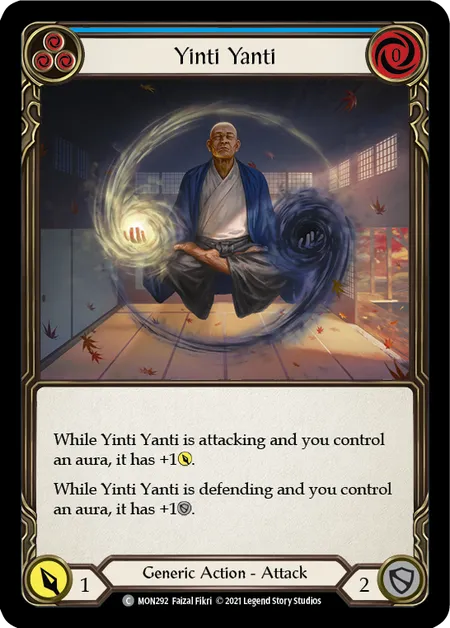 (MON292) Flesh & Blood TCG Monarch - First Single: Yinti Yanti (Blue) (Regular) Common