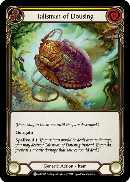 (MON302) Flesh & Blood TCG Monarch - First Single: Talisman of Dousing (Regular) Common