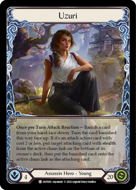 (OUT002) Flesh & Blood TCG Outsiders Single: Uzuri (Regular) Token