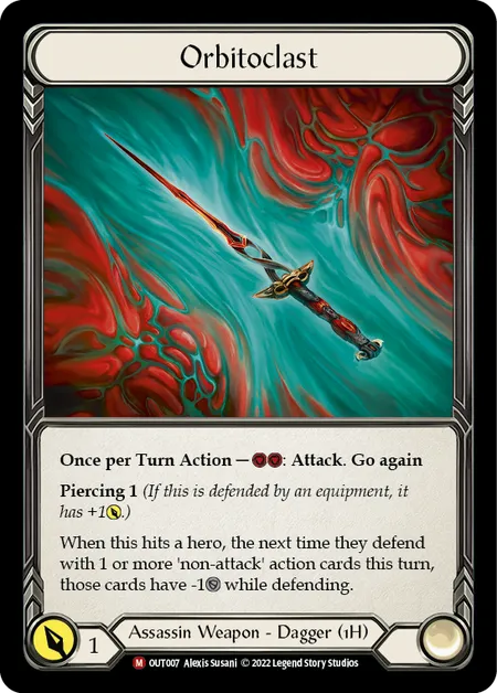 (OUT007) Flesh & Blood TCG Outsiders Single: Orbitoclast (Cold Foil) Majestic