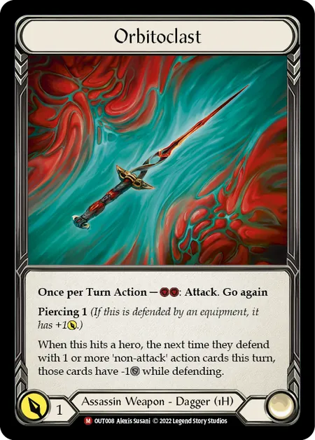 (OUT008) Flesh & Blood TCG Outsiders Single: Orbitoclast (Cold Foil) Majestic