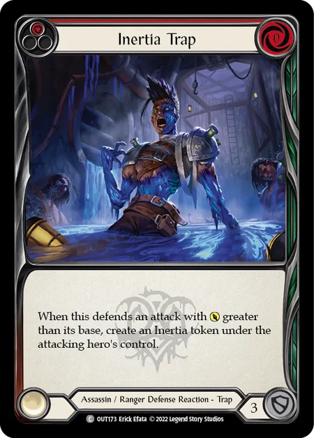 (OUT173) Flesh & Blood TCG Outsiders Single: Inertia Trap (Regular) Common