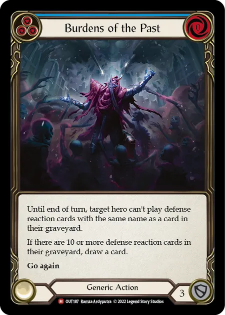 (OUT187) Flesh & Blood TCG Outsiders Single: Burdens of the Past (Regular) Majestic