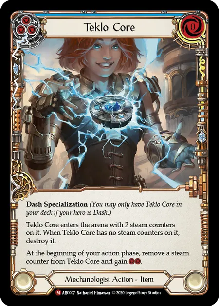 (ARC007) Flesh & Blood TCG Arcane Rising - Unlimited Single: Teklo Core (Regular) Majestic