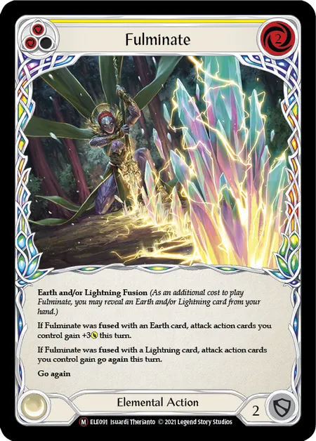 (ELE091) Flesh & Blood TCG Tales of Aria - Unlimited Single: Fulminate (Regular) Majestic