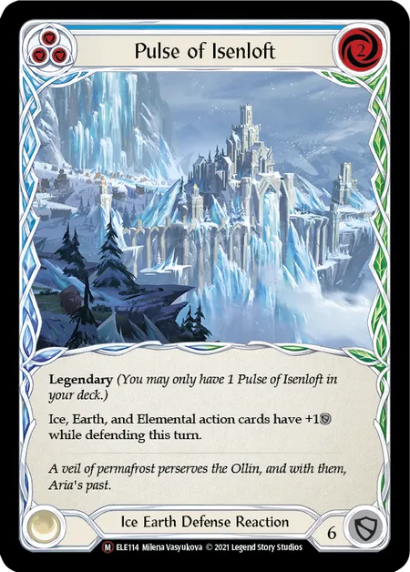 (ELE114) Flesh & Blood TCG Tales of Aria - Unlimited Single: Pulse of Isenloft (Regular) Majestic
