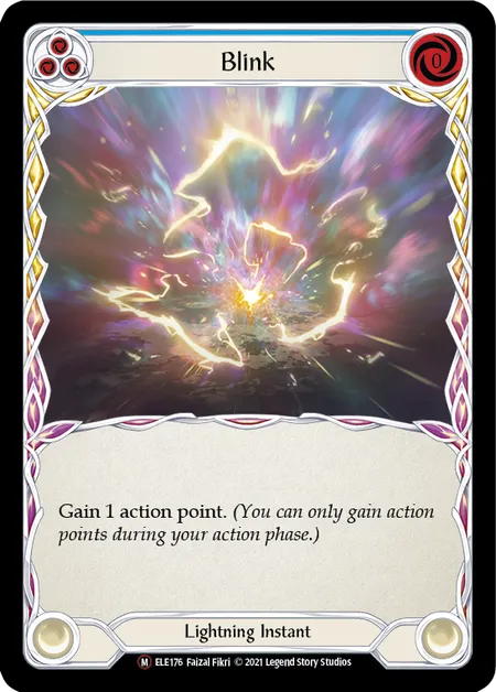 (ELE176) Flesh & Blood TCG Tales of Aria - Unlimited Single: Blink (Rainbow Foil) Majestic