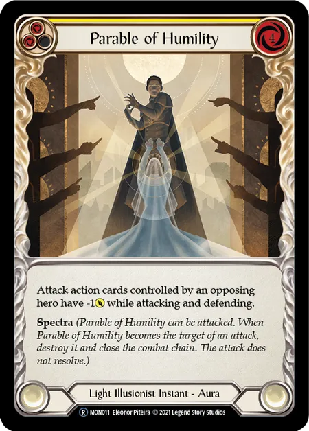 (MON011) Flesh & Blood TCG Monarch - Unlimited Single: Parable of Humility (Regular) Rare