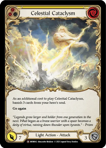 (MON062) Flesh & Blood TCG Monarch - Unlimited Single: Celestial Cataclysm (Regular) Majestic
