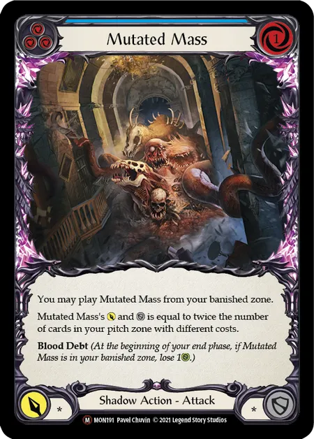 (MON191) Flesh & Blood TCG Monarch - Unlimited Single: Mutated Mass (Regular) Majestic