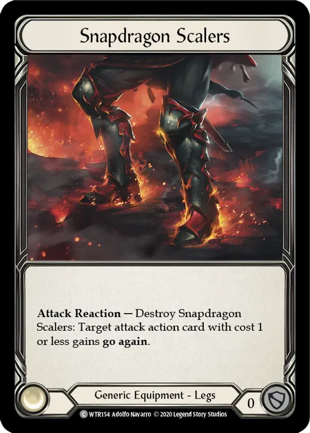 (WTR154) Flesh & Blood TCG Welcome to Rathe - Unlimited Single: Snapdragon Scalers (Rainbow Foil) Common