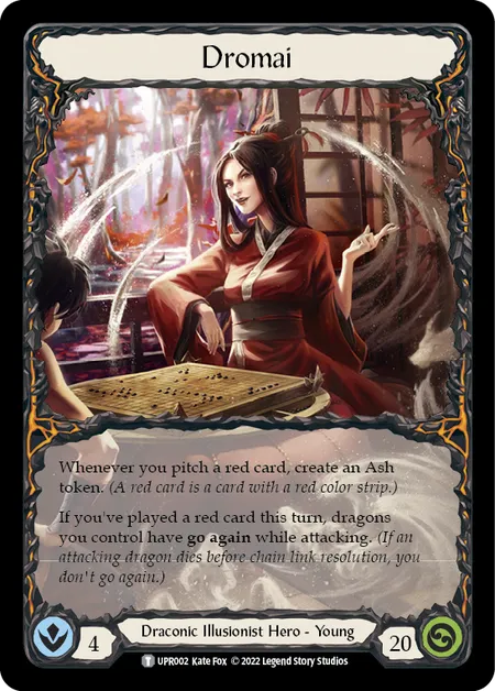 (UPR002) Flesh & Blood TCG Uprising Single: Dromai (Regular) Token