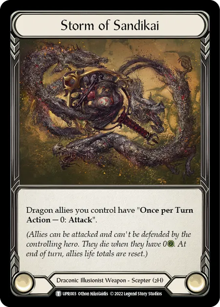 (UPR003) Flesh & Blood TCG Uprising Single: Storm of Sandikai (Regular) Token