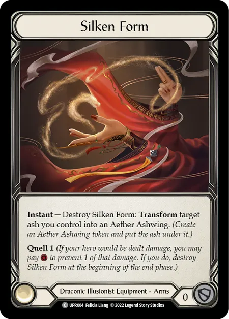 (UPR004) Flesh & Blood TCG Uprising Single: Silken Form (Cold Foil) Common