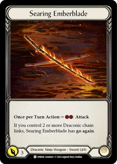(UPR046) Flesh & Blood TCG Uprising Single: Searing Emberblade (Regular) Token