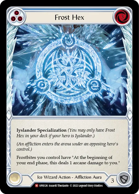 (UPR126) Flesh & Blood TCG Uprising Single: Frost Hex (Rainbow Foil) Majestic