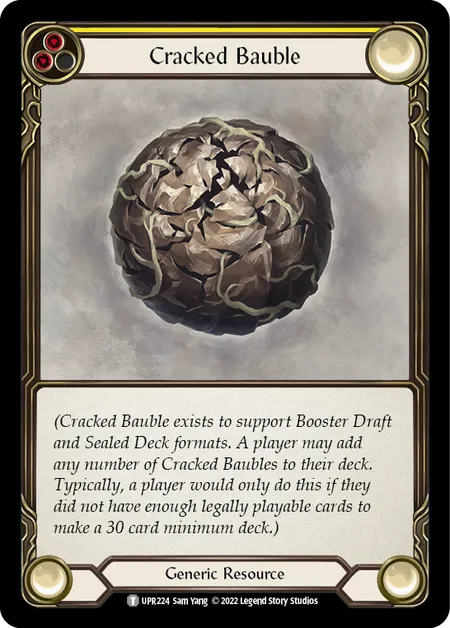 (UPR224) Flesh & Blood TCG Uprising Single: Cracked Bauble (Regular) Token