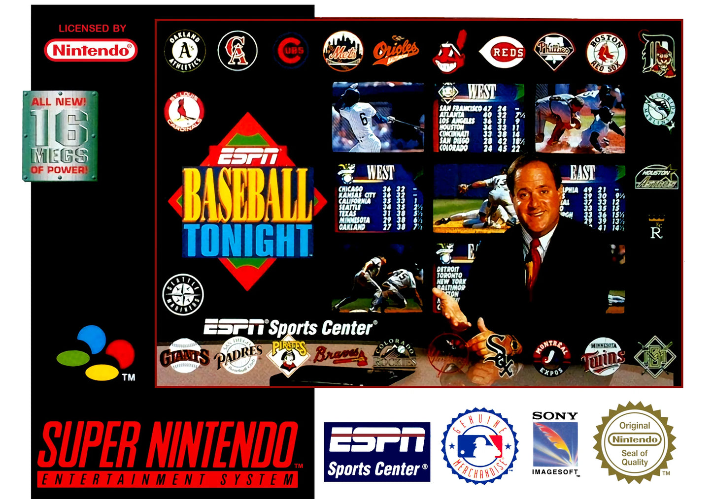Super Nintendo: ESPN Baseball Tonight