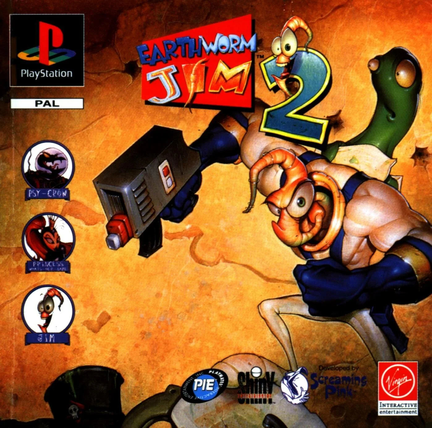 Playstation: Earthworm Jim 2