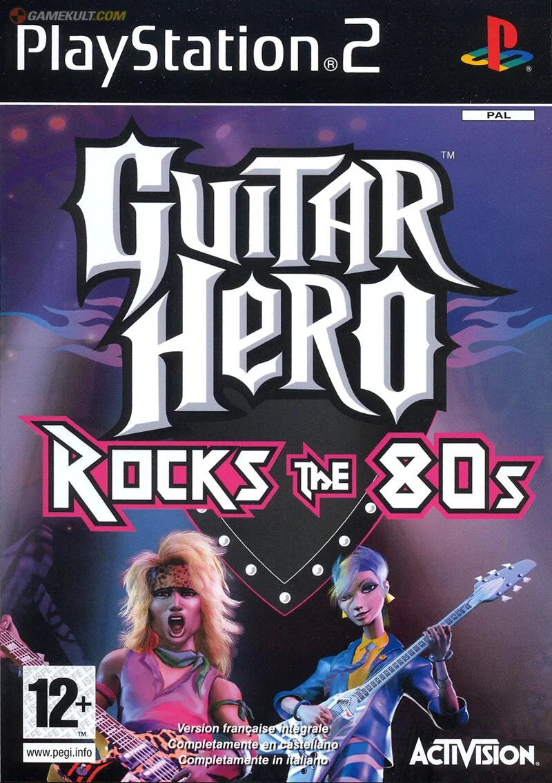 Playstation 2: Guitar Hero: Rocks The 80s