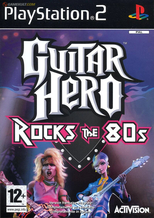 Playstation 2: Guitar Hero: Rocks The 80s