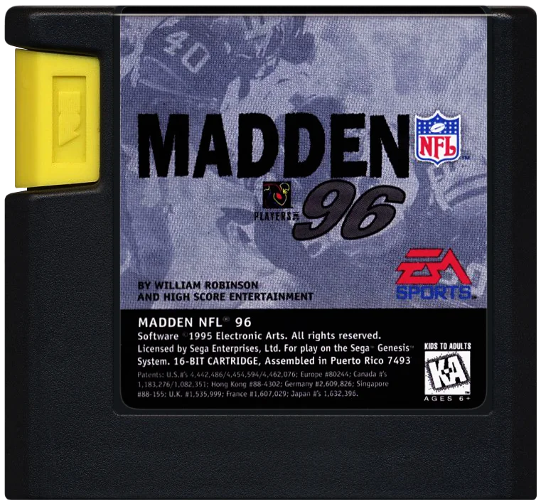 Mega Drive: Madden NFL '96