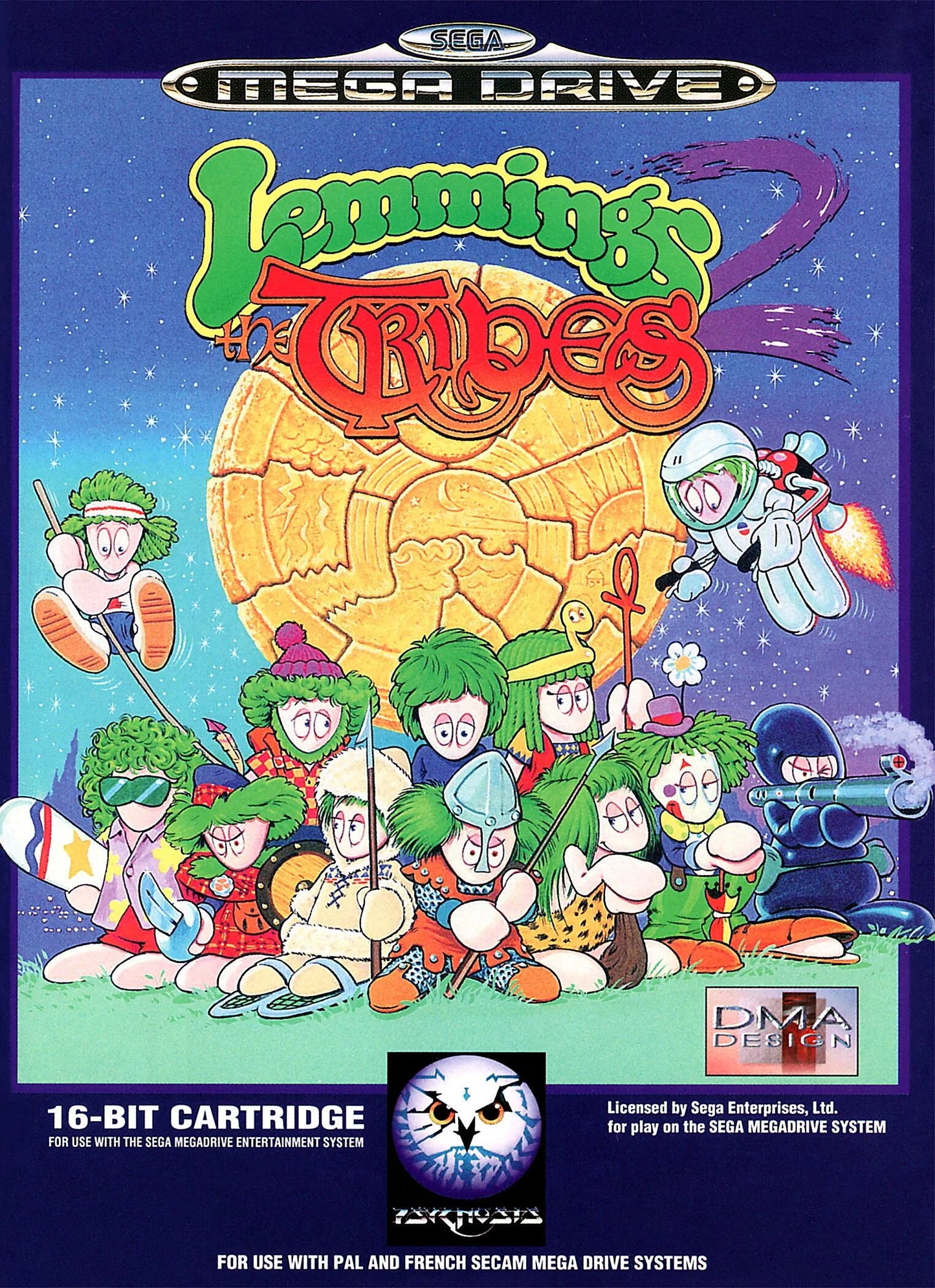 Mega Drive: Lemmings 2: The Tribes