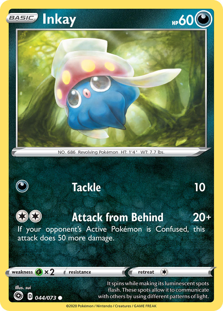 (044/073) Pokemon TCG Champion������s Path Single: Inkay Reverse Holo Common