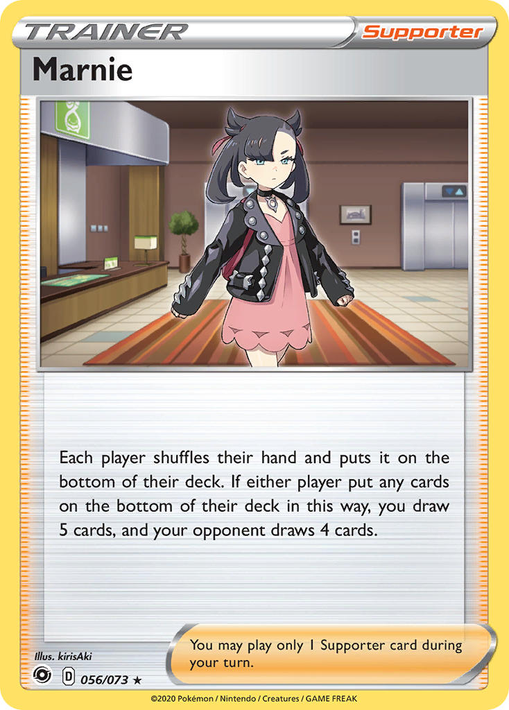 (056/073) Pokemon TCG Champion������s Path Single: Marnie Holo Rare