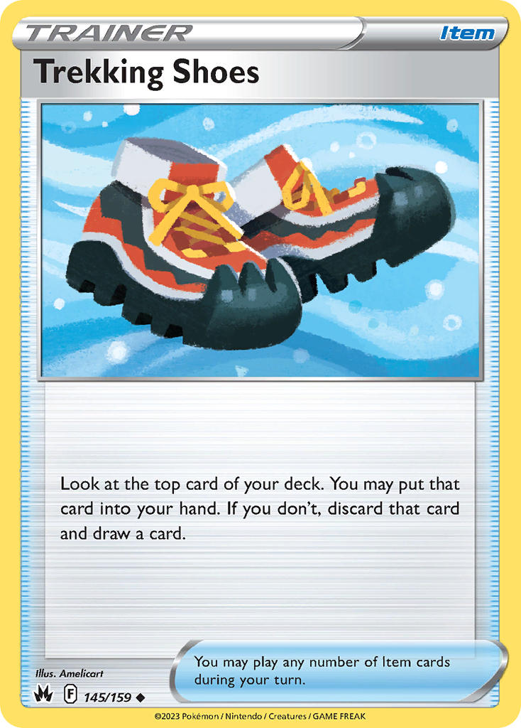 (145/159) Pokemon TCG Crown Zenith Single: Trekking Shoes Uncommon