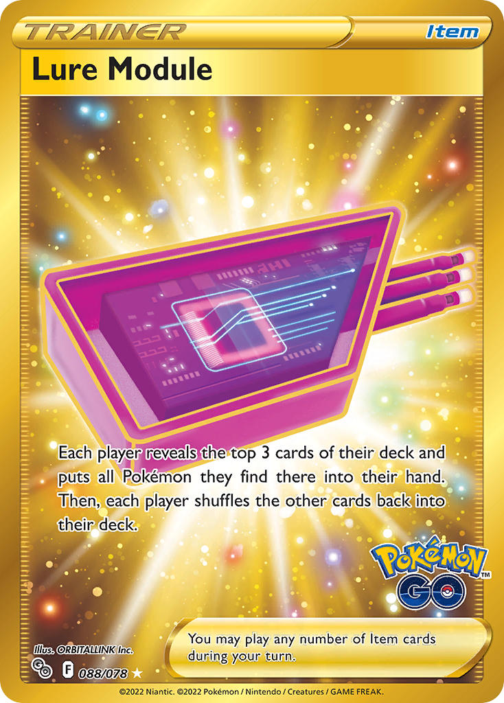 (088/078) Pokemon TCG Pok���mon GO Single: Lure Module Secret Rare