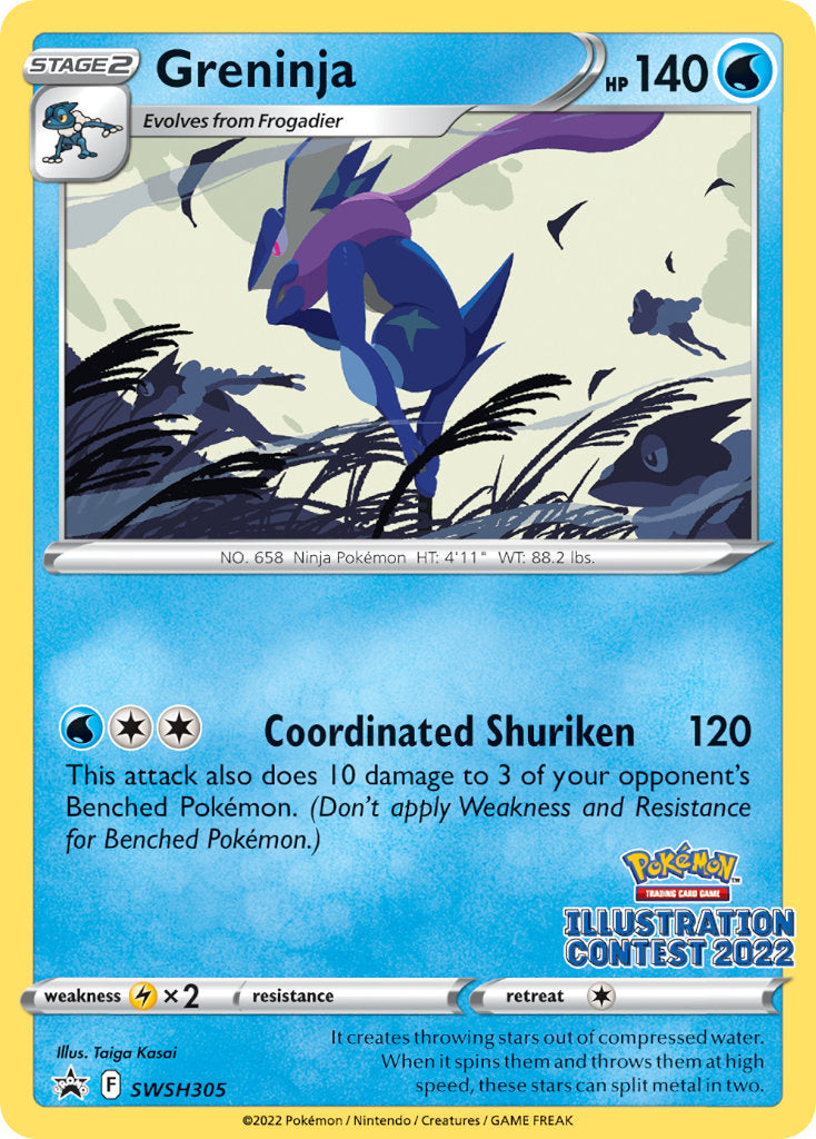(305) Pokemon TCG SWSH Black Star Promos Single: Greninja Promo
