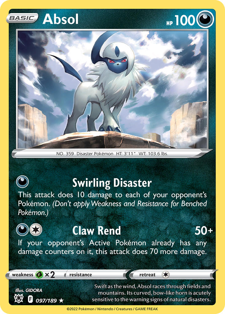 (097/189) Pokemon TCG Astral Radiance Single: Absol Promo