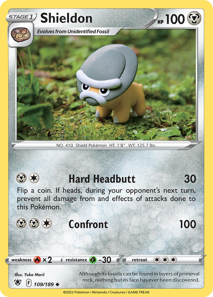 (109/189) Pokemon TCG Astral Radiance Single: Shieldon Uncommon