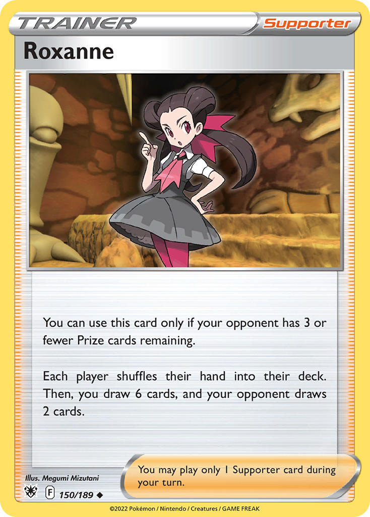 (150/189) Pokemon TCG Astral Radiance Single: Roxanne Reverse Holo Uncommon
