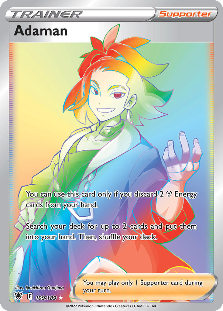 (199/189) Pokemon TCG Astral Radiance Single: Adaman Secret Rare