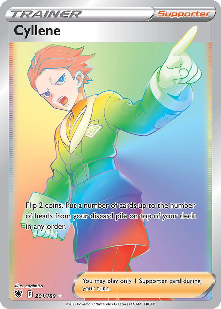(201/189) Pokemon TCG Astral Radiance Single: Cyllene Secret Rare